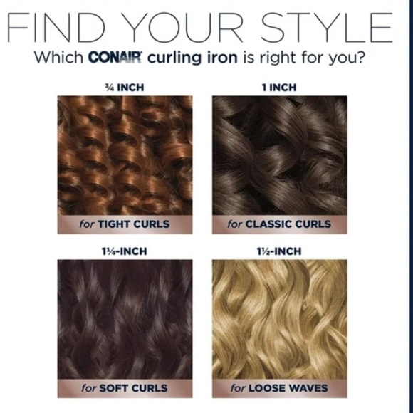 Conair Double Ceramic Curling Iron - Rose Gold - Picture 3 of 3